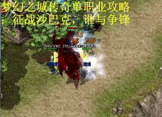 梦幻之城传奇单职业攻略：征战沙巴克，谁与争锋