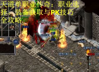 天道单职业传奇：职业选择、装备获取与PK技巧全攻略