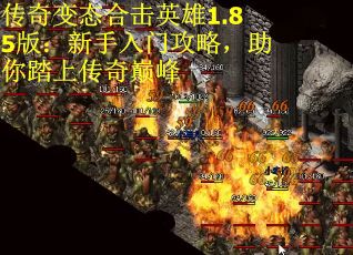 传奇变态合击英雄1.85版：新手入门攻略，助你踏上传奇巅峰
