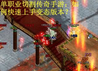 单职业切割传奇手游：如何快速上手变态版本？