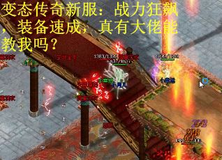 变态传奇新服：战力狂飙，装备速成，真有大佬能教我吗？