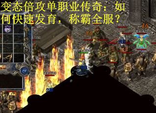 变态倍攻单职业传奇：如何快速发育，称霸全服？