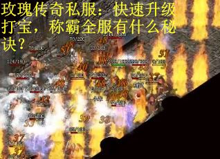 玫瑰传奇私服：快速升级打宝，称霸全服有什么秘诀？