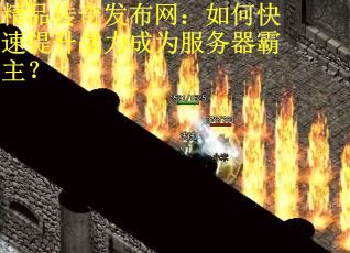 精品传奇发布网：如何快速提升战力成为服务器霸主？