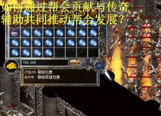 如何通过帮会贡献与传奇辅助共同推动帮会发展？