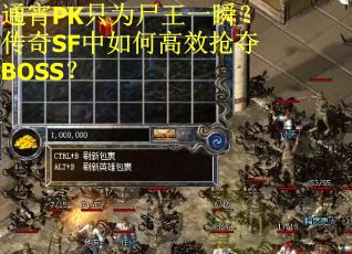 通宵PK只为尸王一瞬?传奇SF中如何高效抢夺BOSS? 通宵PK只为尸王一瞬?传奇SF中如何高效抢夺BOSS?