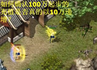 如何确认100万起步的充值是否真的以10万递增？