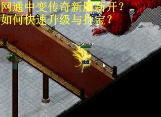网通中变传奇新服新开？如何快速升级与打宝？
