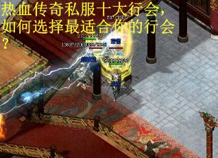 热血传奇私服十大行会，如何选择最适合你的行会？
